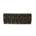 Evening Bag - Clutch - Velvet - Beaded + Rhinestone - Gold - BG-EV6542BGD